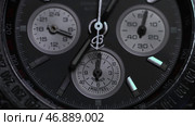 Luxury watch, chronograph closeup. Стоковое фото, фотограф David Kashakhi / Фотобанк Лори