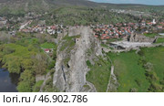 Ruin of castle Devin on Danube river (2024 год). Стоковое видео, видеограф Михаил Коханчиков / Фотобанк Лори