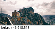 Шоанинский храм, село Им. Коста Хетагурова, Карачаевский район, Россия (2023 год). Редакционное фото, фотограф Anastasiia Kirina / Фотобанк Лори