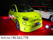 Fiat 500e Abarth. Редакционное фото, фотограф Art Konovalov / Фотобанк Лори
