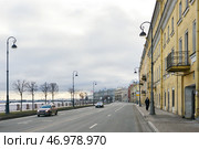 Набережная Макарова. Малая Нева. Санкт-петербург. Стоковое фото, фотограф Александр Алексеев / Фотобанк Лори