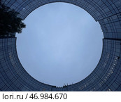 Bottom view on modern architecture background. Стоковое фото, фотограф David Kashakhi / Фотобанк Лори
