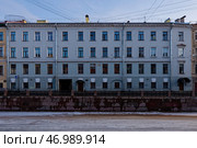 Доходный дом И. А. Жадимировского, 1844. Архитектор Диммерт Егор Иванович. Санкт-Петербург, набережная реки Мойки, 8. Редакционное фото, фотограф Александр Селезнев / Фотобанк Лори