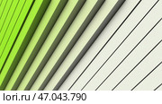 Beautiful white lines move forward in space like staircase. Стоковая иллюстрация, иллюстратор David Kashakhi / Фотобанк Лори