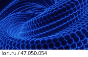 Hypnotic animation with unfolding spiral of snake. Стоковая иллюстрация, иллюстратор David Kashakhi / Фотобанк Лори