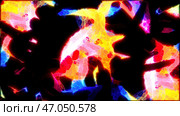 Abstract neon colorful light dance on a black background, seamless loop. Стоковое фото, фотограф David Kashakhi / Фотобанк Лори