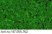 Green background of glitch is approaching becoming pattern of liquid lines. Стоковая иллюстрация, иллюстратор David Kashakhi / Фотобанк Лори