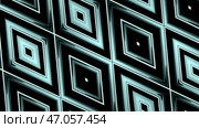 Bright ornament.Motion.Large bright-colored rhombuses in abstraction that change their size and create like hypnosis. Стоковая иллюстрация, иллюстратор David Kashakhi / Фотобанк Лори