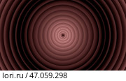 A bright swirling tunnel of circles .Design.A dull orange tunnel that moves rapidly in abstraction. Стоковая иллюстрация, иллюстратор David Kashakhi / Фотобанк Лори