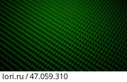 Abstract flat colorful green surface covered by rows of convex same size figures. Стоковая иллюстрация, иллюстратор David Kashakhi / Фотобанк Лори