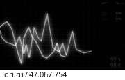 Monochrome charts showing financial crisis, economy collapse. Стоковое фото, фотограф David Kashakhi / Фотобанк Лори