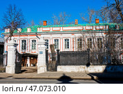 Институт геоэкологии имени Е. М. Сергеева (ИГЭ РАН). Николоямская улица, дом 51, строение 1. Солнечный день. Ранняя весна. Москва. Россия. Редакционное фото, фотограф E. O. / Фотобанк Лори