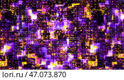 Colorful pixelated pattern with lines of code. Стоковое фото, фотограф David Kashakhi / Фотобанк Лори