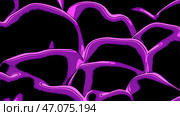 Abstract visualization of alien gastrointestinal tract. Стоковая иллюстрация, иллюстратор David Kashakhi / Фотобанк Лори