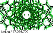 Nanotube in form of honeycomb, concept of nanotechnology and sciences. Стоковая иллюстрация, иллюстратор David Kashakhi / Фотобанк Лори