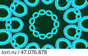 Abstract motion that forms a circle ornament pattern. Стоковая иллюстрация, иллюстратор David Kashakhi / Фотобанк Лори