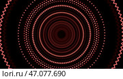 Moving circles with pulsation and musical vibration effect. Стоковая иллюстрация, иллюстратор David Kashakhi / Фотобанк Лори