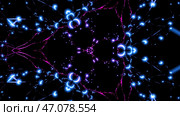 Neuronal activity in the brain, neurogenesis, neurotransmitters, electricity in the brain, synapses, concept of science. Стоковая иллюстрация, иллюстратор David Kashakhi / Фотобанк Лори