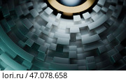 Abstract Geometric Design Featuring Circular Elements and Intriguing Textures for Artistry. Стоковая иллюстрация, иллюстратор David Kashakhi / Фотобанк Лори