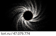 Cosmic Swirl An Intriguing Abstract Representation of a Mysterious Black Hole Existing in Space. Стоковое фото, фотограф David Kashakhi / Фотобанк Лори