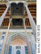 Bolo Haouz Mosque in Bukhara (2022 год). Стоковое фото, фотограф Юлия Белоусова / Фотобанк Лори