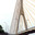 Cable-stayed bridge on road to the center of Baku. Azerbaijan (2023 год). Стоковое фото, фотограф Евгений Ткачёв / Фотобанк Лори