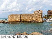 Byblos harbour and ruins, Jbeil, Lebanon (2023 год). Стоковое фото, фотограф Евгений Ткачёв / Фотобанк Лори