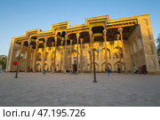 Bolo Haouz Mosque in Bukhara (2022 год). Стоковое фото, фотограф Юлия Белоусова / Фотобанк Лори