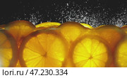 Aesthetic and Vibrant Lemon Slices Gleaming in Refreshing and Invigorating Liquid. Стоковое видео, видеограф Владимир Ковальчук / Фотобанк Лори