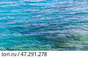 Beautiful view of crystal clear blue ocean water. Стоковое фото, фотограф EugeneSergeev / Фотобанк Лори