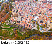 Medieval town Pamplona in Navarre. Стоковое фото, фотограф Яков Филимонов / Фотобанк Лори