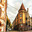 Landscape of Yuzhny Val Street in Vyborg with a flat house. Стоковое фото, фотограф Владимир Ушаров / Фотобанк Лори