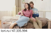 Loving mature couple interactions at home. Man and woman embracing, hugging, holding hands and dancing. Wife with husband intimate moments. couple is touching, cuddling, kissing. Natural lighting. 4K. Стоковое видео, видеограф Марина Демидюк / Фотобанк Лори