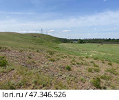 Окрестности города Орска Оренбургской области (2024 год). Стоковое фото, фотограф Николай Рыбин / Фотобанк Лори