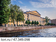 Обуховская больница, река Фонтанка, Санкт-Петербург. Стоковое фото, фотограф Baturina Yuliya / Фотобанк Лори