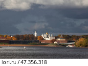 Novgorod Kremlin and St. Sophia Cathedral (2022 год). Стоковое фото, фотограф Юлия Бабкина / Фотобанк Лори