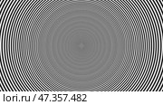 Pulsating circles come closer and further away. Magical and hypnotic black and white rings. Animated video. Стоковая анимация, аниматор Дмитрий Кобзев / Фотобанк Лори