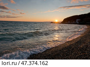 Россия, Черное море;       небо ,   берег. небесный пейзаж. Стоковое фото, фотограф Александр Циликин / Фотобанк Лори