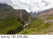 Barskoon Gorge in Kyrgyzstan (2022 год). Стоковое фото, фотограф Юлия Белоусова / Фотобанк Лори