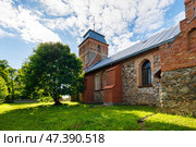 Gross-Legitten Evangelical Lutheran Church in the Nekrasovo village, Kaliningrad Region. Стоковое фото, фотограф Константин Тронин / Фотобанк Лори