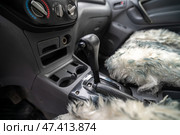 KRASNOYARSK, RUSSIA - December 13, 2024: Silver Toyota RAV4. Редакционное фото, фотограф Плотников Дмитрий / Фотобанк Лори