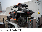 KRASNOYARSK, RUSSIA - December 21, 2024: Polaris RZR XP 1000. Редакционное фото, фотограф Плотников Дмитрий / Фотобанк Лори