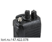 Ручная радиостанция на белом фоне. UHF handsets on a white background. Стоковое фото, фотограф Татьяна Д / Фотобанк Лори