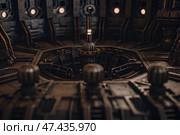 A futuristic industrial core that combines nuclear fusion and fission in a single reactor. Sophisticated technology and advanced engineering design. Стоковое AI-изображение, AI-художник Коханова Наталья / Фотобанк Лори