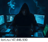 Хакер. Стоковое AI-изображение, AI-художник Boostport / Фотобанк Лори