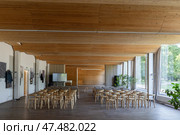 Conference room of Vyborg Library, built from 1927 to 1935 (2023 год). Редакционное фото, фотограф EugeneSergeev / Фотобанк Лори