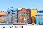 Известковый переулок. Ранняя весна. Москва. Россия. Редакционное фото, фотограф E. O. / Фотобанк Лори