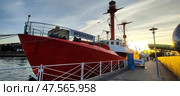 Судно-маяк "Ирбенский", музей "Мирового океана", г. Калининград (2023 год). Редакционное фото, фотограф Ирина / Фотобанк Лори
