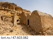 Hoary ruins of Berber Muslim village of Ghomrassen, Tataouine. Стоковое фото, фотограф Яков Филимонов / Фотобанк Лори