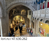 Arrival of the Patriarch of Jerusalem to the Church of the Holy Sepulchre (2024 год). Редакционное фото, фотограф Irina Opachevsky / Фотобанк Лори
